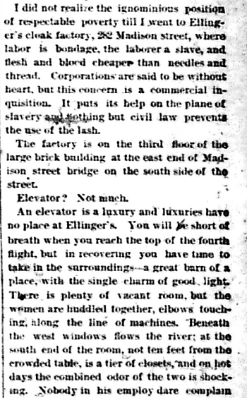 Second section clipping of Chicago Times microfilm.